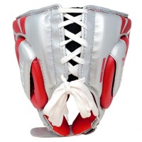 RIVAL Kask Bokserski Sparingowy RHG100 PROFESSIONAL Czerwono-Srebrny