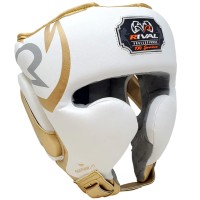 RIVAL Kask Bokserski Sparingowy RHG100 PROFESSIONAL Biało-Złoty