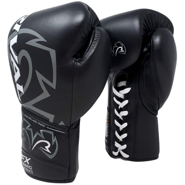 RIVAL Rękawice Bokserskie Wiązane RFX-GUERRERO SPARRING HDE-F Czarne