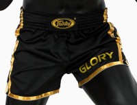 FAIRTEX Spodenki do Kickboxingu / Muay Thai BSG1 GLORY Czarno-Złote