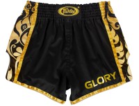 FAIRTEX Spodenki do Kickboxingu / Muay Thai BSG1 GLORY Czarno-Złote
