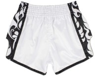 FAIRTEX Spodenki do Kickboxingu / Muay Thai BSG3 GLORY Biało-Czarne