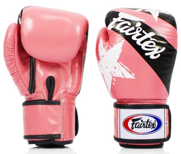 FAIRTEX Rękawice Bokserskie BGV1-N Nation Print Różowe
