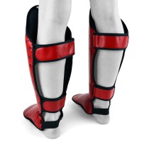 FAIRTEX Ochraniacze Piszczeli i Stopy SP5 Competition Czerwone