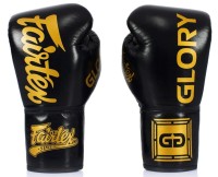 FAIRTEX Rękawice Bokserskie Wiązane BGLG1 GLORY Czarne