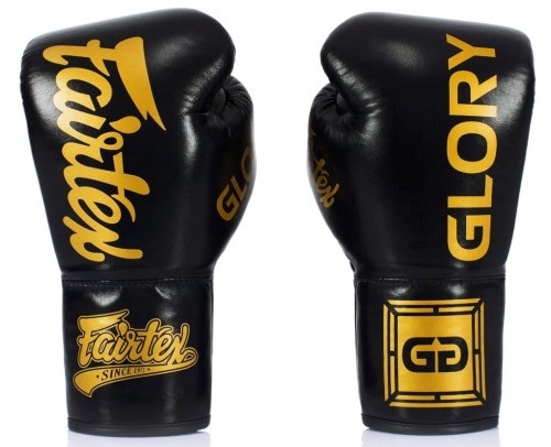 FAIRTEX Rękawice Bokserskie Wiązane BGLG1 GLORY Czarne