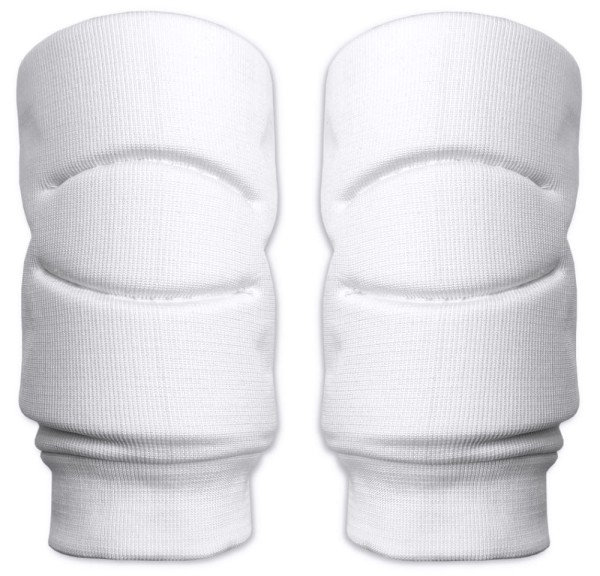 USHI Segmentowe Ochraniacze Kolan do Karate Zabudowane Białe
