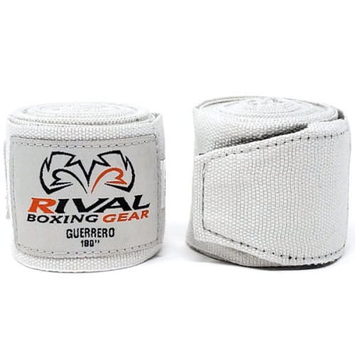 Owijki RIVAL Bandaże Bokserskie GUERRERO Jasnoszare 5,4m (lekko elastyczne)
