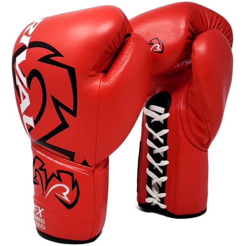 RIVAL Rękawice Bokserskie Wiązane RFX-GUERRERO SPARRING HDE-F Czerwone