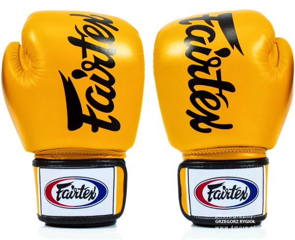 FAIRTEX Rękawice Bokserskie BGV19 Tight-Fit Złote