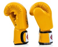 FAIRTEX Rękawice Bokserskie BGV19 Tight-Fit Złote