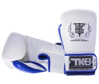 TOP KING Rękawice Bokserskie Reborn TKBGRB Biało-Niebieskie