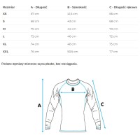 GROUND GAME Rashguard MMA Essential Platinum Długi Rękaw