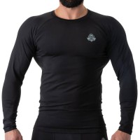 BUSHIDO Rashguard MMA Czarny Długi Rękaw