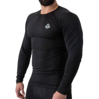 BUSHIDO Rashguard MMA Czarny Długi Rękaw