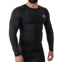 BUSHIDO Rashguard MMA Czarny Długi Rękaw
