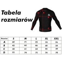 BUSHIDO Rashguard MMA Czarny Długi Rękaw