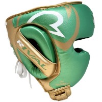 RIVAL Kask Bokserski Sparingowy RHG100 PROFESSIONAL Zielono-Złoty