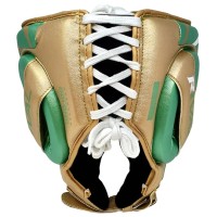RIVAL Kask Bokserski Sparingowy RHG100 PROFESSIONAL Zielono-Złoty