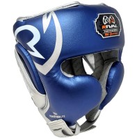 RIVAL Kask Bokserski Sparingowy RHG100 PROFESSIONAL Niebiesko-Srebrny