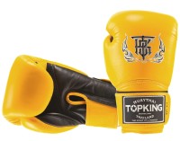 TOP KING Rękawice Bokserskie Super Air TKBGSA Żółto-Czarne