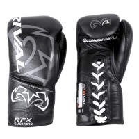 RIVAL Rękawice Bokserskie Wiązane RFX-GUERRERO PRO FIGHT HDE-F Czarne