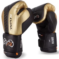 RIVAL Rękawice Bokserskie Przyrządowe RB10 INTELLI-SHOCK BAG GLOVES Czarno-Złote