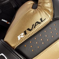 RIVAL Rękawice Bokserskie Przyrządowe RB10 INTELLI-SHOCK BAG GLOVES Czarno-Złote