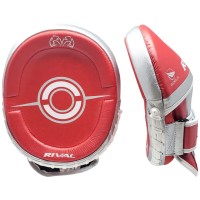 RIVAL Łapy Trenera Profilowane Małe RPM100 PROFESSIONAL Czerwono-Srebrne