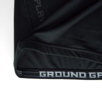 GROUND GAME Rashguard MMA Athletic Shadow Black Krótki Rękaw