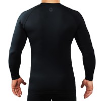 GROUND GAME Rashguard MMA Athletic Shadow Black Długi Rękaw