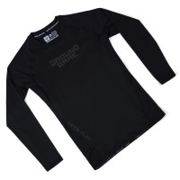 GROUND GAME Rashguard MMA Athletic Shadow Black Długi Rękaw