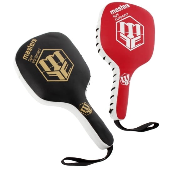 MASTERS Packi Bokserskie do Treningu Uderzeń Czarno-Czerwone (2 szt.)