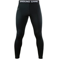 GROUND GAME Legginsy MMA Męskie Athletic Shadow Black