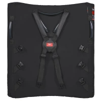 BELTOR Duża Tarcza na Szelkach TATSU do Karate Kyokushin Czarna 100 x 100 cm
