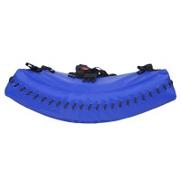 BELTOR Duża Tarcza na Szelkach KAME do Karate Kyokushin Niebieska 76 x 76 cm