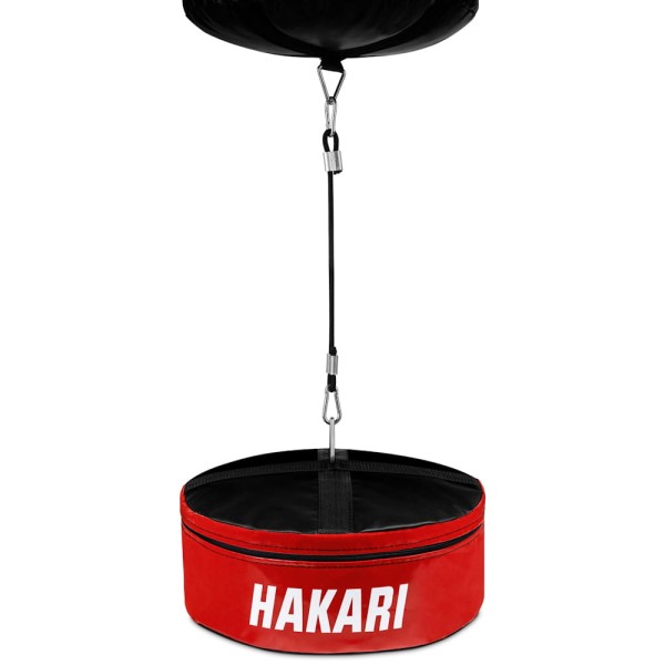 RING SPORT Mocowanie Podłogowe do Worka Bokserskiego / Piłki Refleksowej HAKARI Czerwono-Czarne