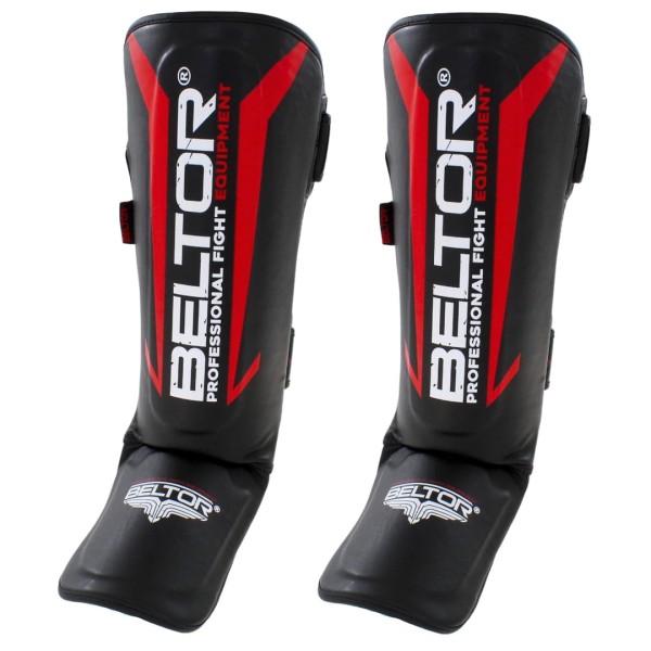 BELTOR Ochraniacze Piszczeli i Stopy Red Raven