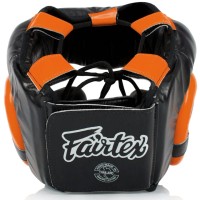 FAIRTEX Kask Bokserski HG13 Diagonal Vision Pomarańczowo-Czarny