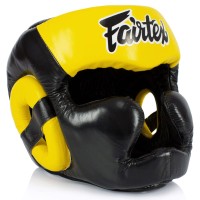 FAIRTEX Kask Bokserski HG13 Diagonal Vision Żółto-Czarny