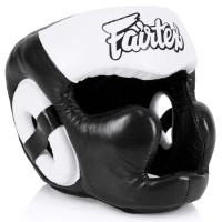 FAIRTEX Kask Bokserski HG13 Diagonal Vision Biało-Czarny