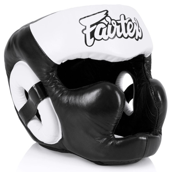 FAIRTEX Kask Bokserski HG13 Diagonal Vision Biało-Czarny