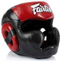 FAIRTEX Kask Bokserski HG13 Diagonal Vision Czerwono-Czarny