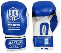 MASTERS Rękawice Bokserskie RBT-TRW Niebieskie WAKO