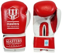 MASTERS Rękawice Bokserskie RBT-TRW Czerwone WAKO