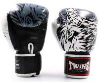 TWINS SPECIAL Rękawice Bokserskie FBGVL3-50 Wolf Czarno-Białe