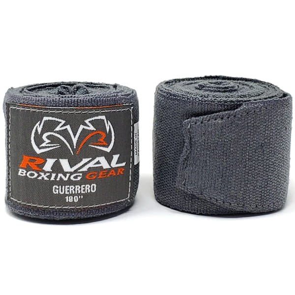 Owijki RIVAL Bandaże Bokserskie GUERRERO Ciemnoszare 3,8m (lekko elastyczne)