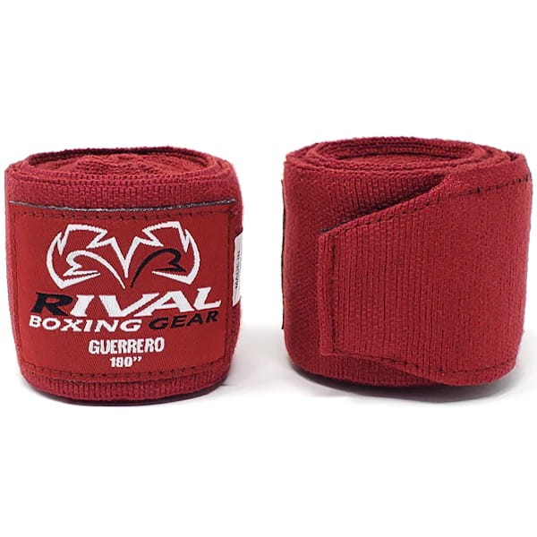 Owijki RIVAL Bandaże Bokserskie GUERRERO Bordowe 3,8m (lekko elastyczne)