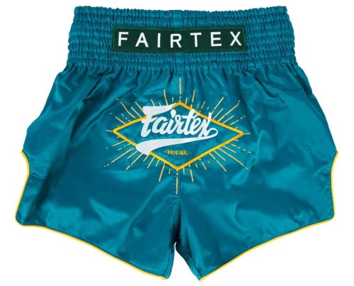 FAIRTEX Spodenki Muay Thai BS1907 Focus Turkusowe