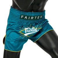 FAIRTEX Spodenki Muay Thai BS1907 Focus Turkusowe